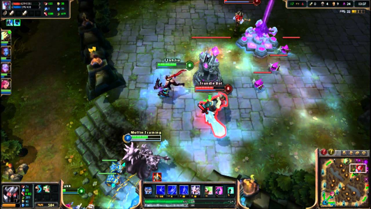 League of Legends tutorial {levels 1-30 level 3 part 2)} - YouTube