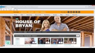 HGTV House of Bryan via a VPN screenshot 5