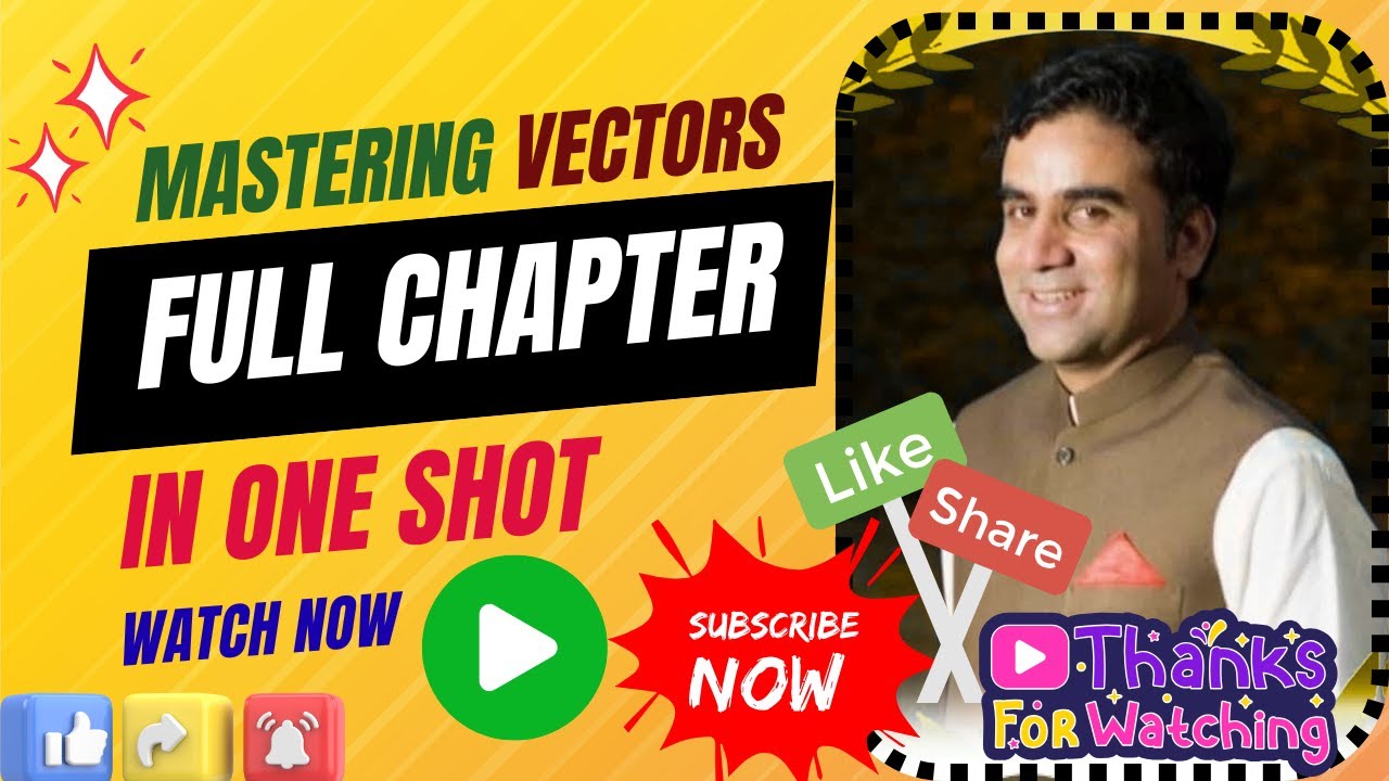 MASTERING VECTORS In One Shot || Vectors full chapter || ECAT || MDCAT ...