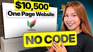 How to Make a $10,000 One Page Website in 15 mins (AI + No Code)