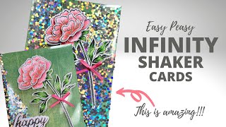 INFINITY Shaker Cards | The EASIEST way to make a Shaker Card!