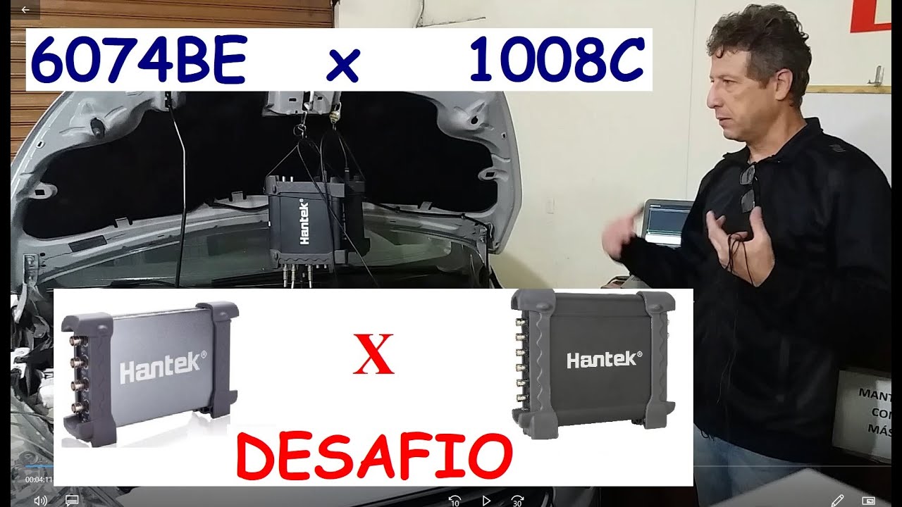Desafio HANTEK ! 1008C X 6074BE - YouTube