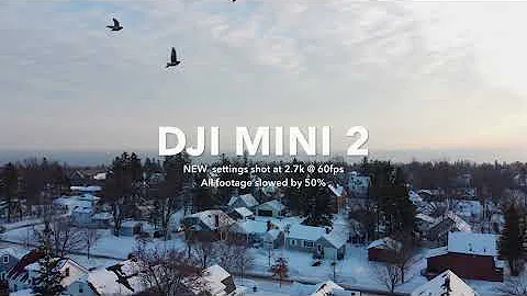 dji  Mini 2 Drone 2.7k @60p  test footage