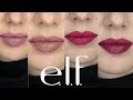 Drugstore Lipstick Review | e.l.f. Matte Liquid Lipsticks