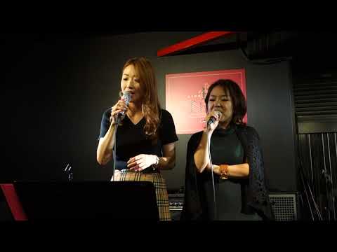 天由実(あーみたん) ＆ かおる「糸」(中島みゆき)、B-flat、１８.０９.１２