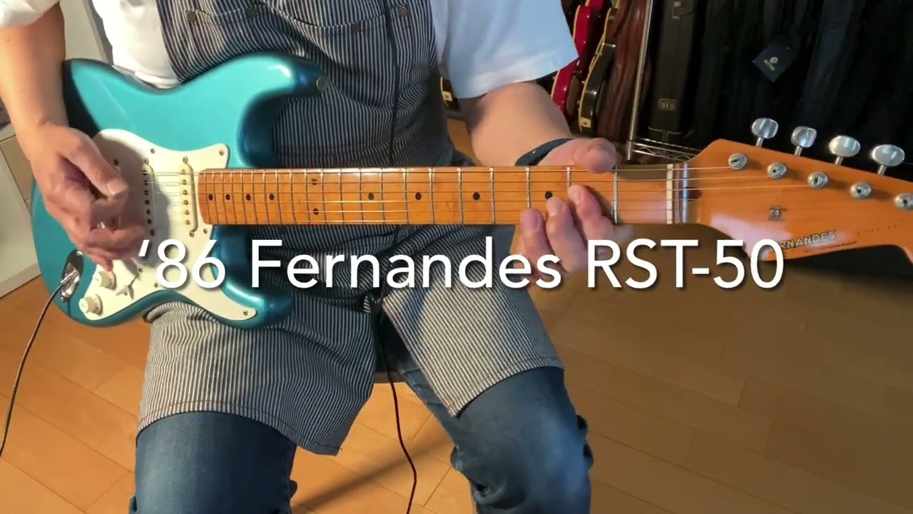 Fernandes The Revival RST-50 1986 Lake Placid Blue Made in Japan