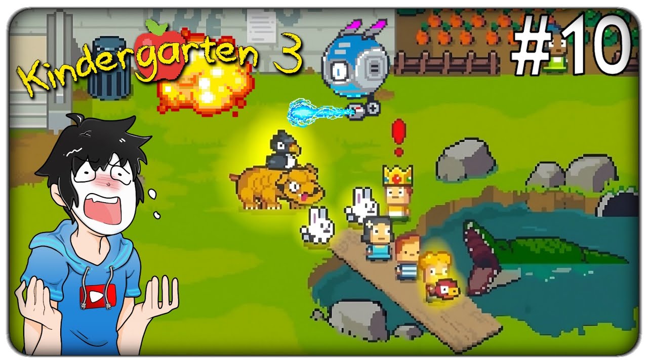 CURIAMO GLI ANIMALI MA I ROBOT KlLLER CI DANNO LA CACCIA | Kindergarten 3 ep.10