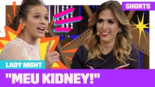 Bruna Marquezine EXPÕE HISTÓRIA da Tatá Werneck NO HOSPITAL EM NY | Aquecimento Lady Night | #Shorts