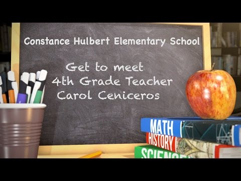 Get To Meet Teacher Carol Ceniceros from Constance Hulbert Elementary School