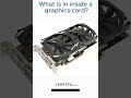 What is in inside a graphics card? #graphics #gpu #card