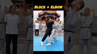 Simple Self Defense ( Block+Elbow)for UK Street 🇬🇧💥: #selfdefense #shorts #martialarts