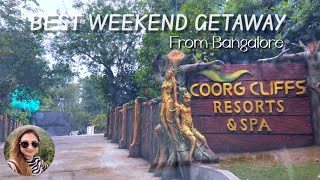 Best Weekend Getaway From Bangalore | Coorg Cliffs Resort #travel #youtube #youtubers #vlog #coorg