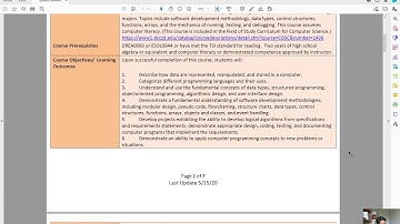 COSC 1436: Welcome Message for Summer 2020 - part A