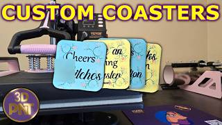 DIY Custom Coasters With Sublimation Ink — No Experience Needed!
