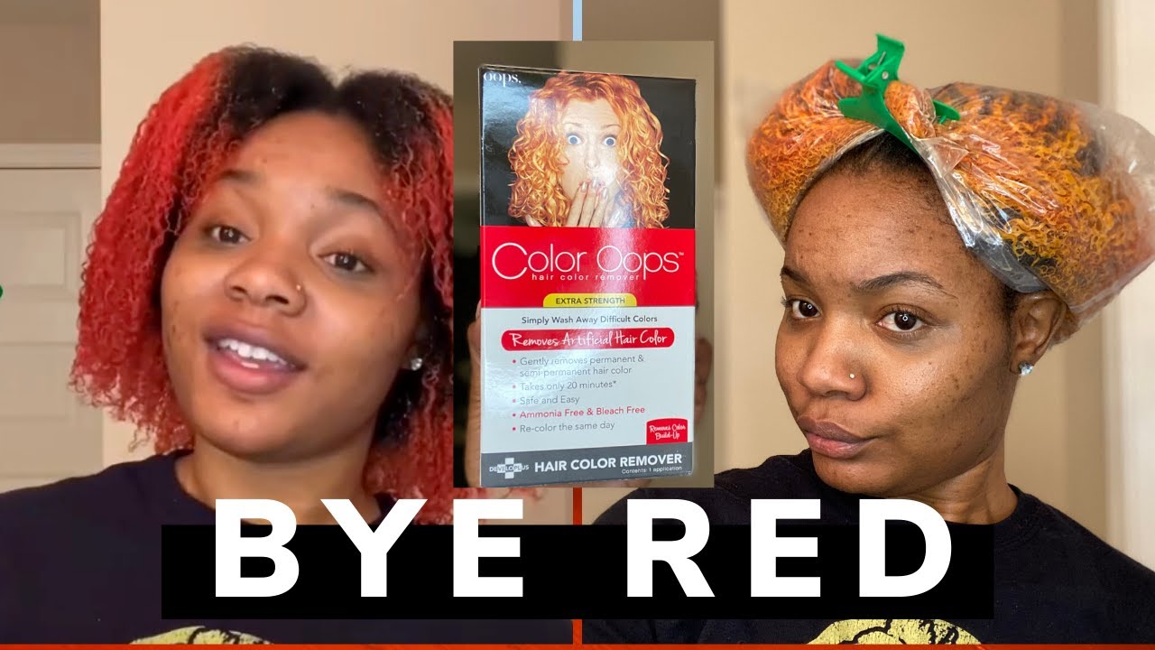 Color Oops on Natural Hair! How to Remove Color without Bleach!