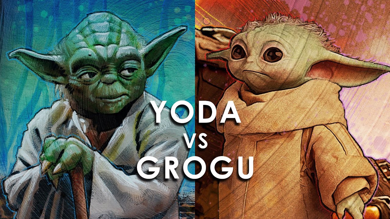 YODA VS. GROGU Size Comparison YouTube