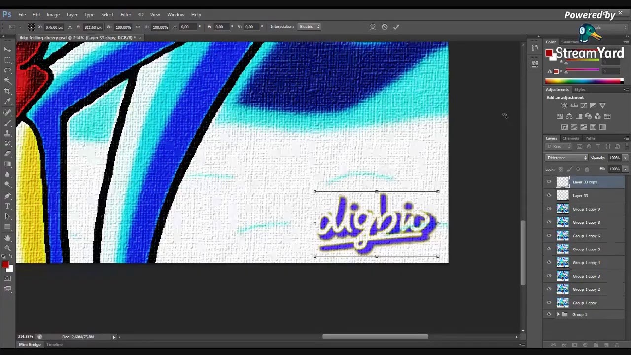 random art stream - yay another stream in the night