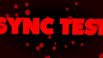 Sync Test intro