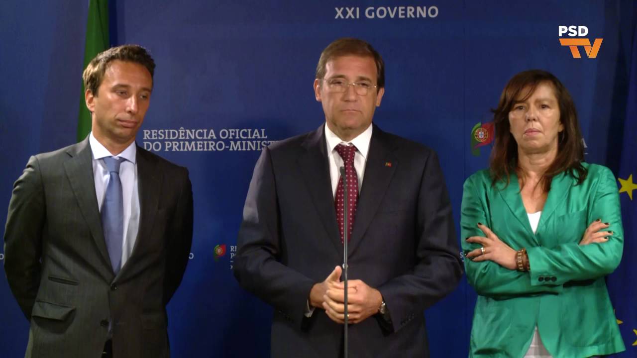 Conferência de imprensa após audiência com o Primeiro-Ministro