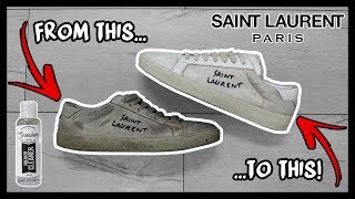 saint laurent canvas shoes