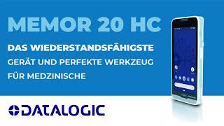 Datalogic Memor 20 HC, der perfekte Assistent für Pflegepersonal und Ärzte.