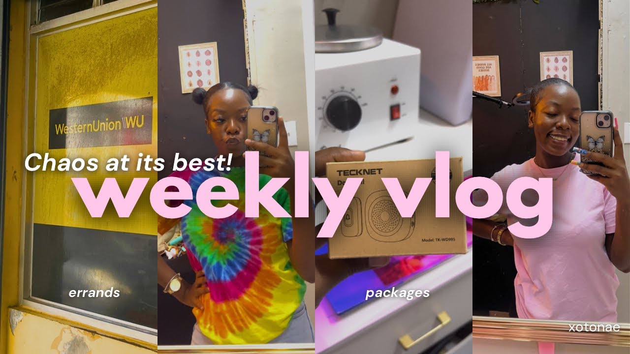 weekly vlog: errands, unboxing packages, nails, chitchat + more