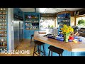 A colorful and superfunctional chefs kitchen