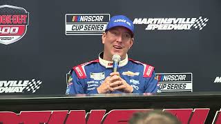 KYLE BUSCH TALKS TO THE MEDIA AT MARTINSVILLE