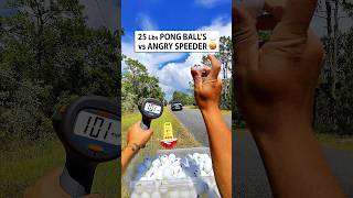 Throwing PONG BALL'S 🏐 at FORD Speeder 🤬