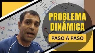 Problema de Dinámica Plano Inclinado con fricción | Segunda Ley de Newton | Diagrama de cuerpo libre