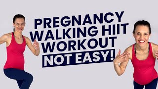 Pregnancy Cardio Workout //NOT EASY// 30 Minute Pregnancy Walking HIIT Workout ++