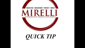 Mirelli Quick Tip: Create a Tickler File to Stay on Track