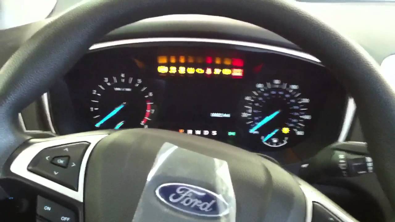2013 Ford Fusion 2.5 Start-Up - YouTube