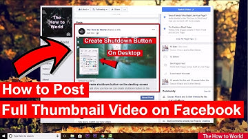 How to Post/Share YouTube Video Link on Facebook with full thumbnail
