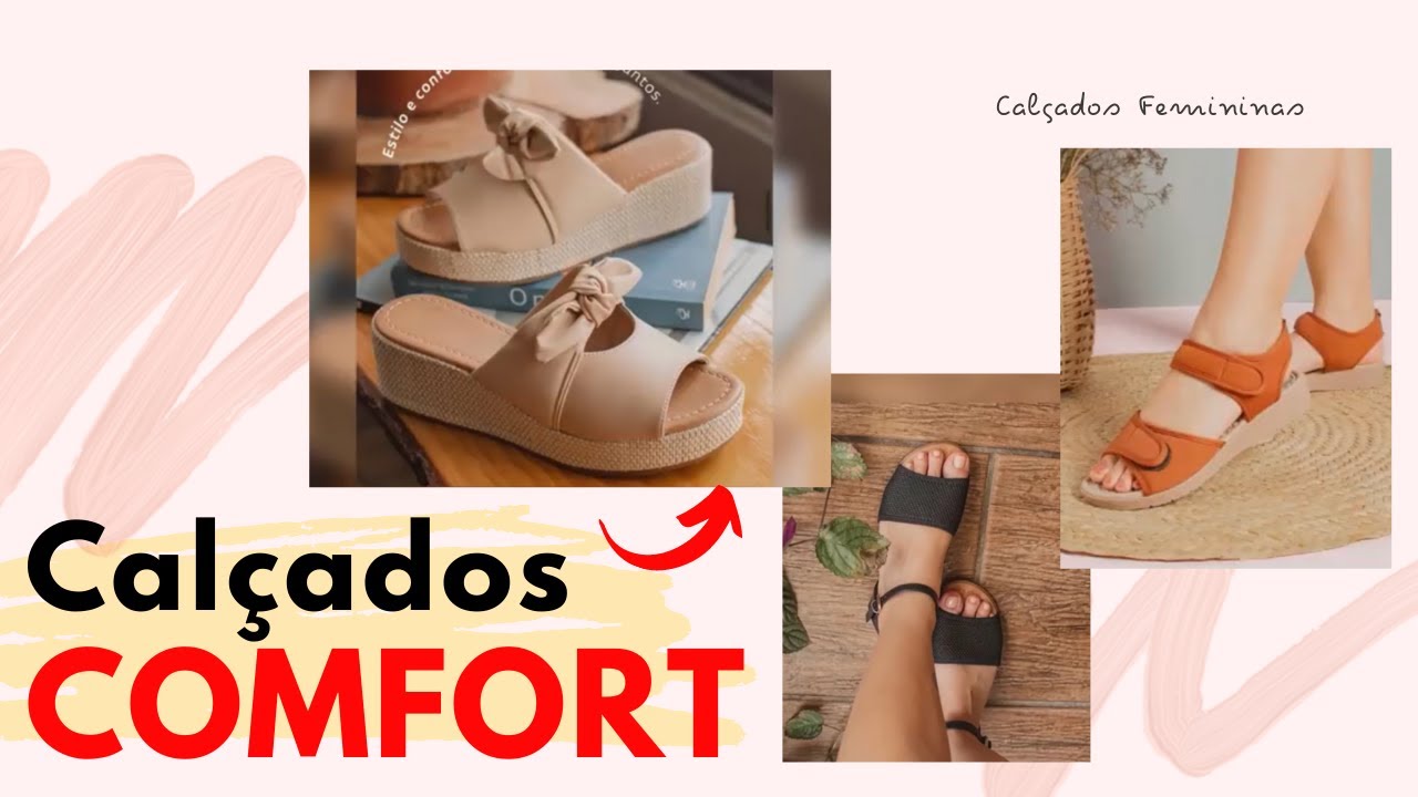 🦶NOVIDADES CALÇADOS COMFORT COLEÇÃO 2021 SANDÁLIAS SAPATOS E TÊNIS  FEMININOS PARA USAR NO DIA A DIA - YouTube