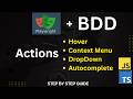 Playwright with Cucumber BDD | Actions Tutorial | Hover, Right Click, Dropdown, Autocomplete