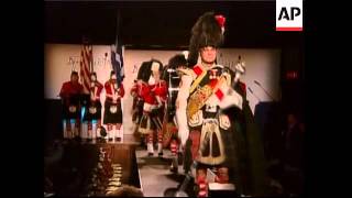 Sean Connery celebrates Scottish herritage in New York