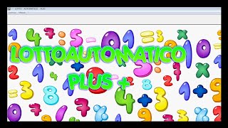 LOTTOAUTOMATICO PLUS VIDEO 1 software  di matematica sommativa sul gioco del lotto screenshot 2