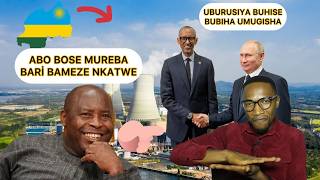 TUKIBIVUGA URWANDA RUHISE RWAMBIKWA IKAMBA UBURUSIYA BURABYEMEJE BUGIYE KUBAKA URUGANDA RWA 1 KIGALI