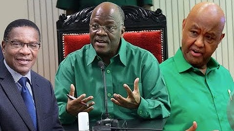 "TUMEFUKUZA HUYO" RAIS MAGUFULI AFUKUZA,  AMTUMIA UJUMBE KINANA "KESHO AJE"