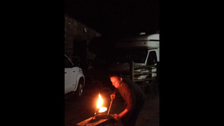 Corn flour dust explosion fire fun