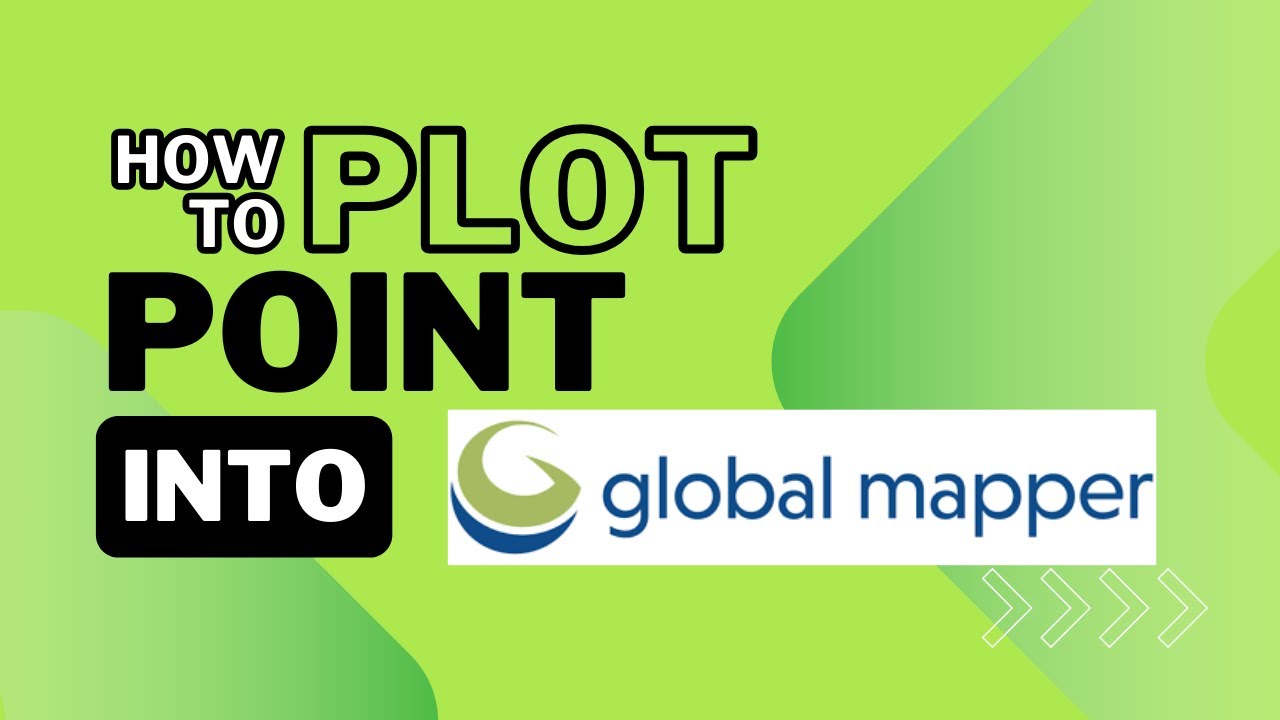 2. Plot titik koordinat di Global mapper - YouTube