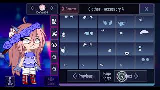 Making Athena OC in Gacha ultra ( Gacha club MOD ) screenshot 4