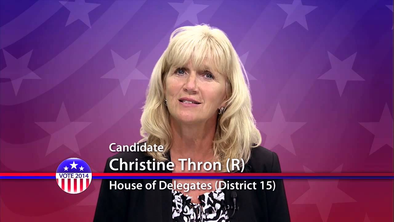 Christine Thron (R) Candidate for Maryland House of Delegates District