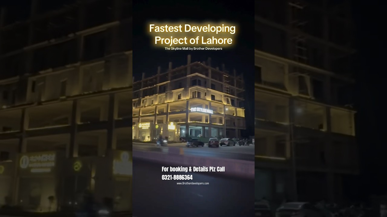 Skyline Mall Construction Update ! apartments & Shops ! Easy Installment Plan ! Book Now