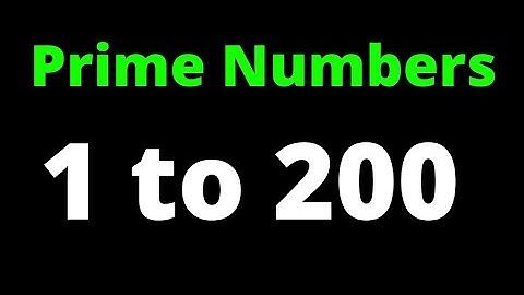 V-01 | prime numbers 1 to 200 | prime numbers between 1 to 200 | prime number one to two hundred