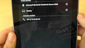 Google Nexus 7 Tips - Basics: #14 Connect a Bluetooth Mouse