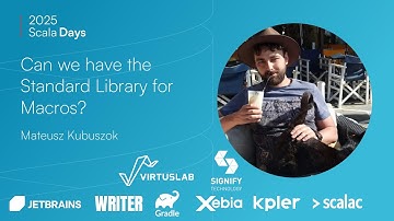 Mateusz Kubuszok:  Can we have the Standard Library for Macros? [Scala Days 2025]