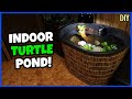 DIY Indoor Turtle Pond Setup!