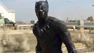 Black Panther vs Bucky - Rooftop Fight Scene - Captain America: Civil War (2016) Movie Clip HD